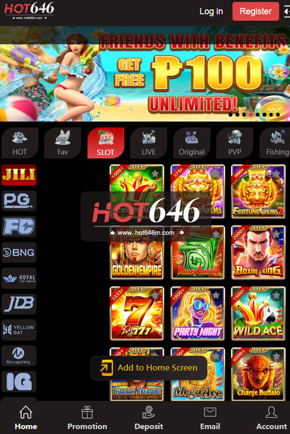 Development of Hot646 Casino