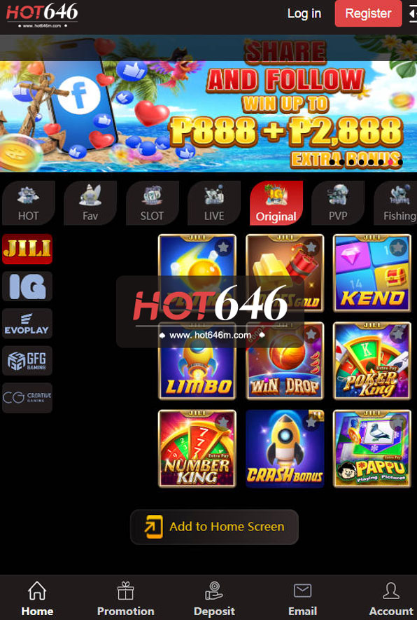Hot646 Casino APP