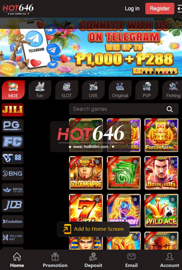 Hot646 Casino Bonuses