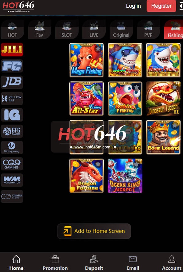 Payment Methods Available at Hot646 Casino